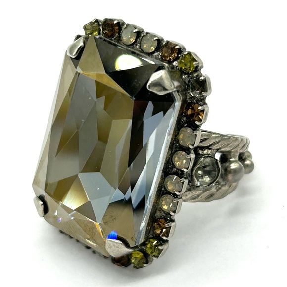 Sorrelli Crystal Band Ring - Picture 3 of 4